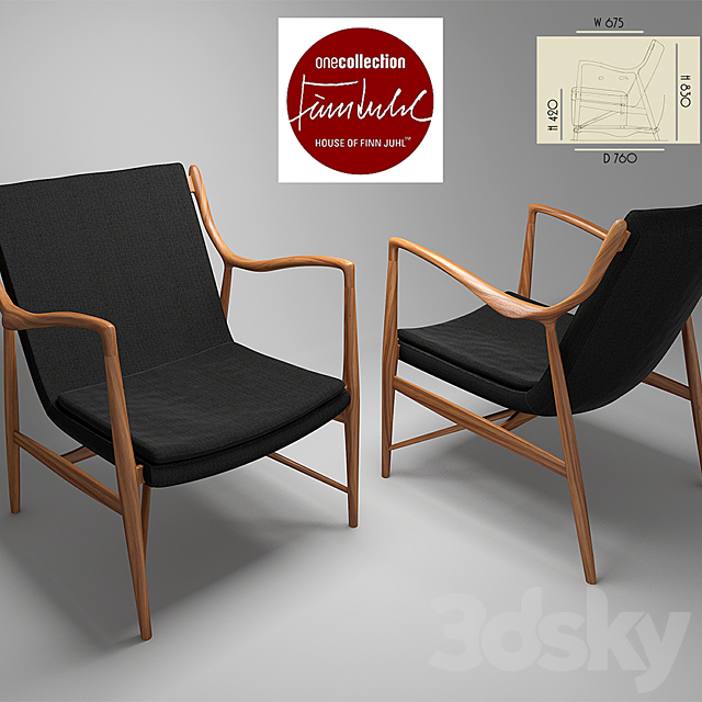 Chair 45 3DSMax File - thumbnail 1