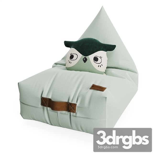 Chair Bag And Pillow Owl From Novodinoz 3dsmax Download - thumbnail 1