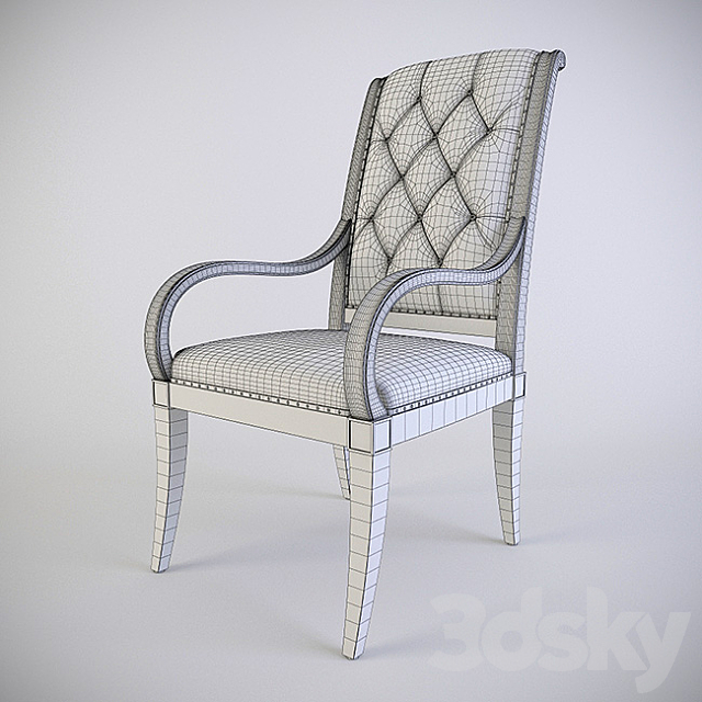 Chair Bernhardt Marquesa Arm Chair (359-542) 3DSMax File - thumbnail 3