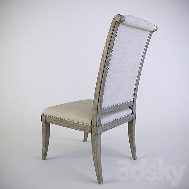 Chair Bernhardt Marquesa Side Chair (359-541) 3DS Max Model - thumbnail 2