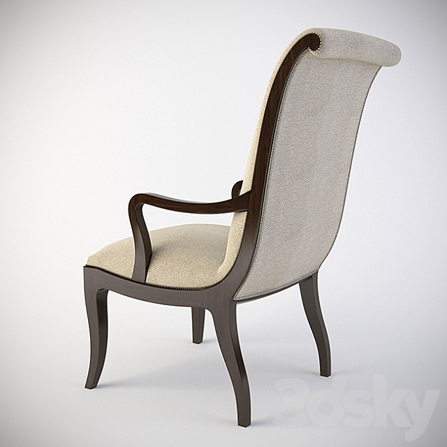 chair Bernhardt Miramont Arm Chair (360-542) 3DSMax File - thumbnail 2