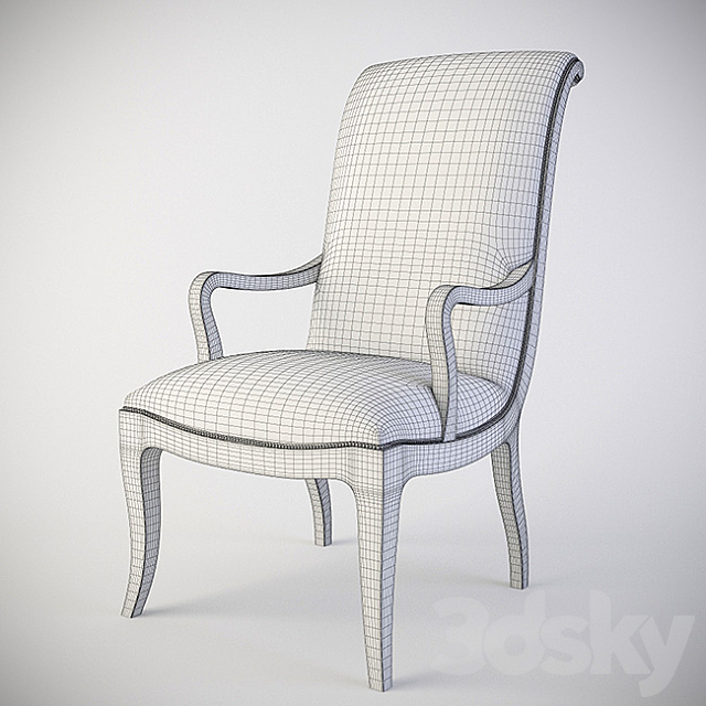 chair Bernhardt Miramont Arm Chair (360-542) 3DSMax File - thumbnail 3