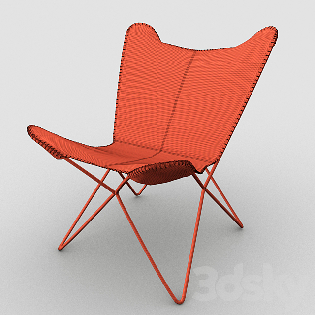 chair butterfly chair butterfly 3ds Max - thumbnail 3