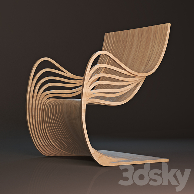 Chair by Alejandro Estrada 3DSMax File - thumbnail 1