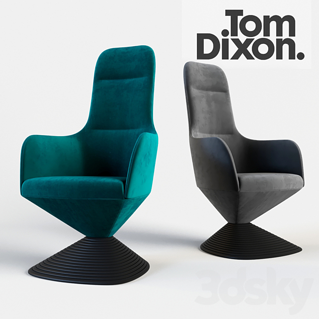 Chair by Tom Dixon 3ds Max - thumbnail 1