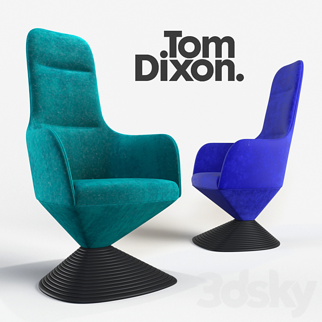 Chair by Tom Dixon 3ds Max - thumbnail 2