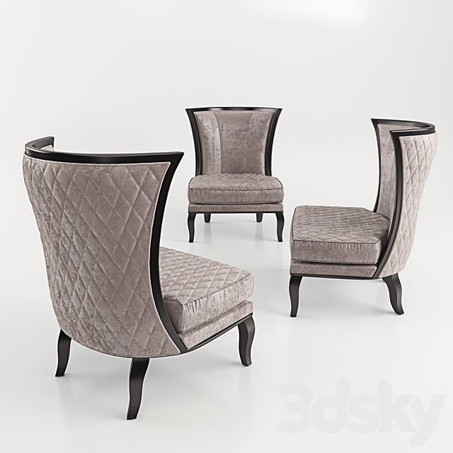 Chair Byron DVHome collection 3DS Max Model - thumbnail 1