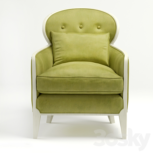 chair caracole uph-chawoo-49a 3DS Max Model - thumbnail 2