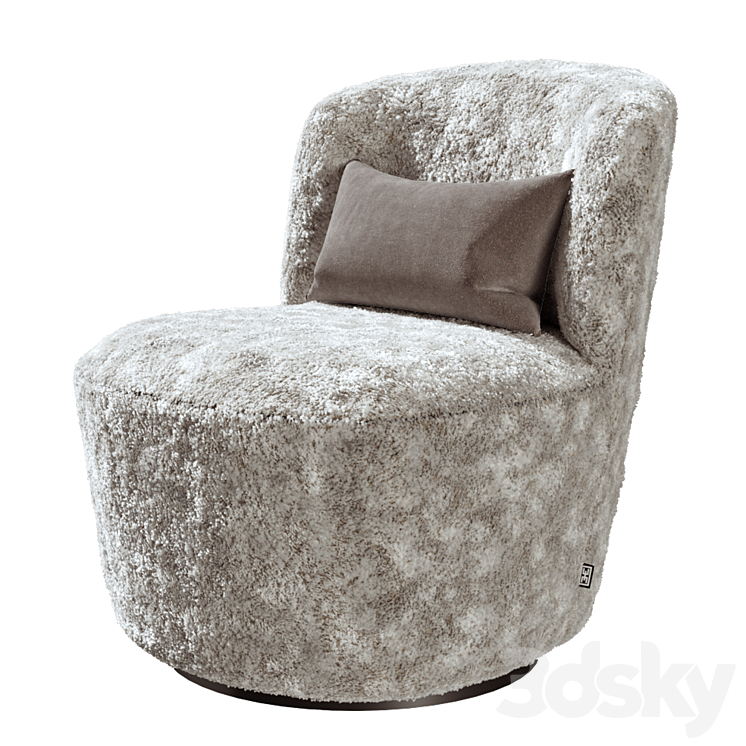 Chair Doria Eichholtz 3DS Max Model - thumbnail 1