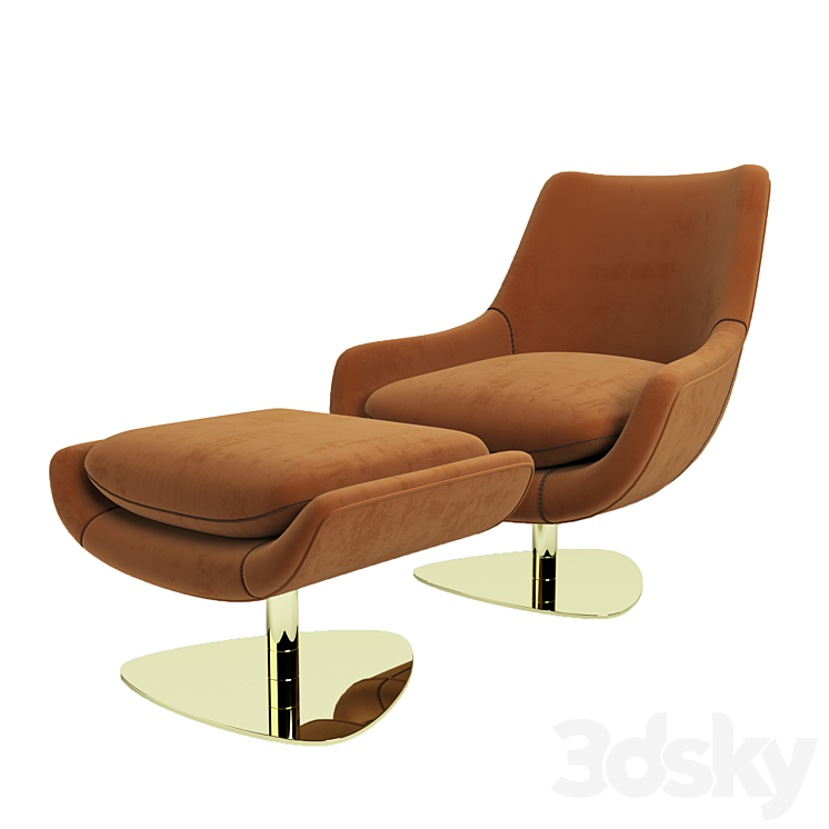 Chair Elba by Domkapa 3DS Max - thumbnail 1