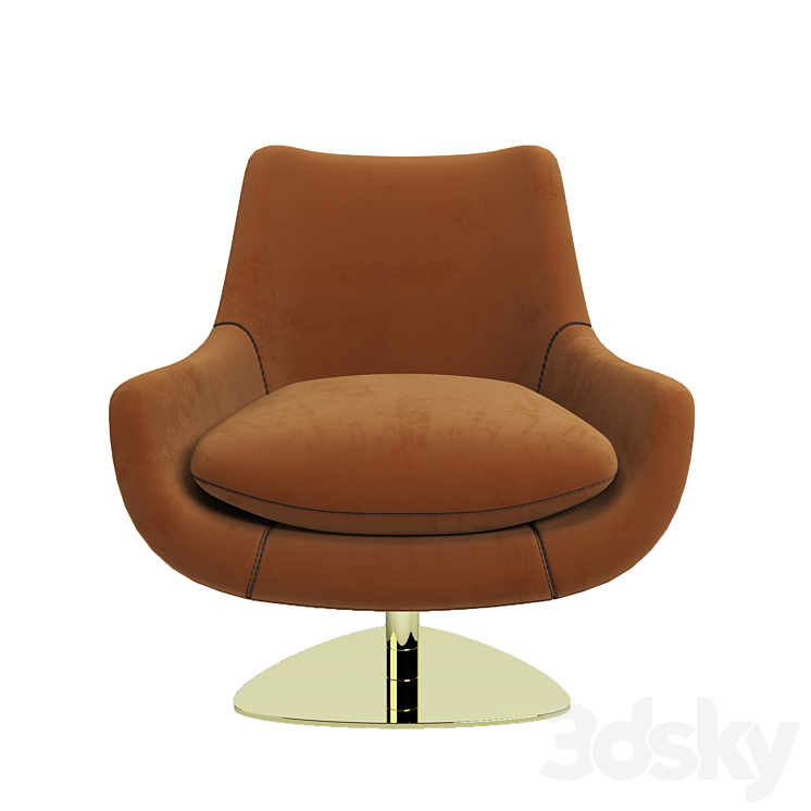 Chair Elba by Domkapa 3DS Max - thumbnail 2