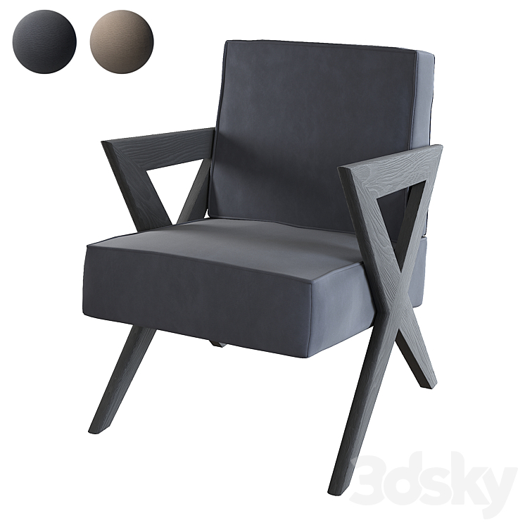 Chair Felippe by Eichholtz 3DS Max - thumbnail 1