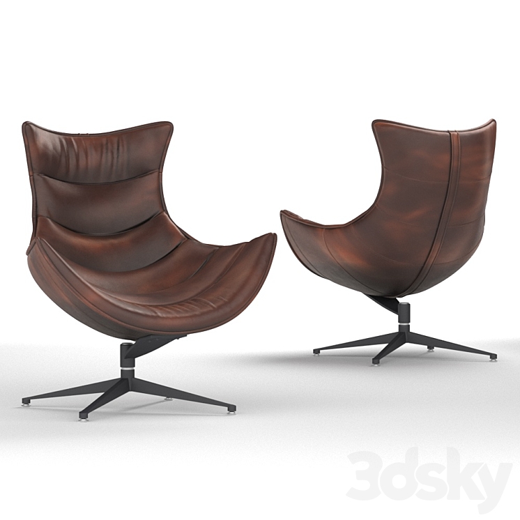 Chair Halmar Luxor 3DS Max - thumbnail 1