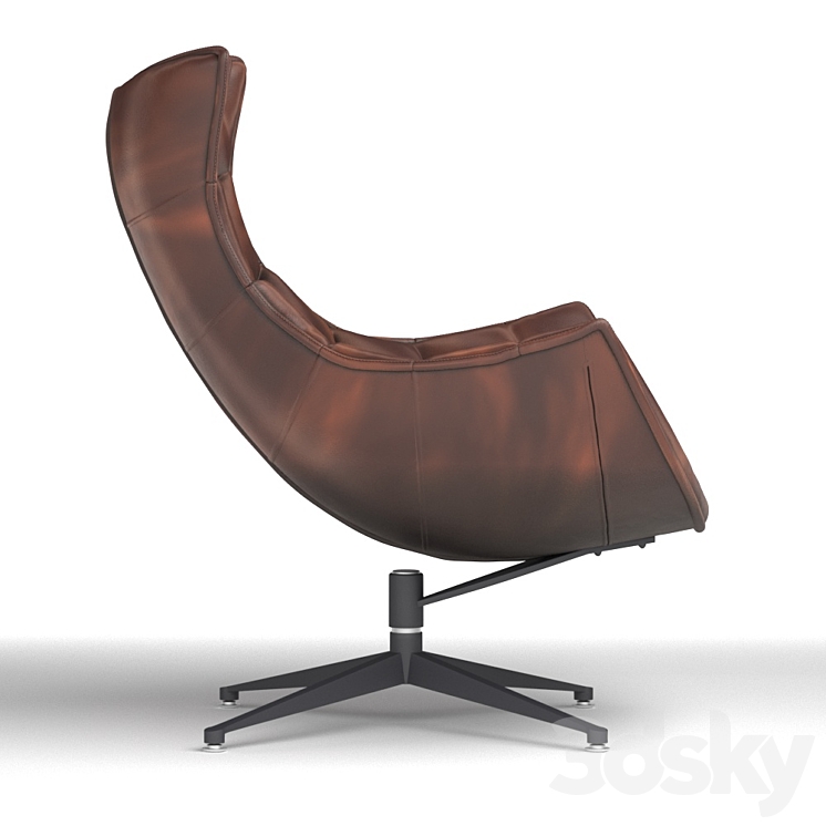 Chair Halmar Luxor 3DS Max - thumbnail 2