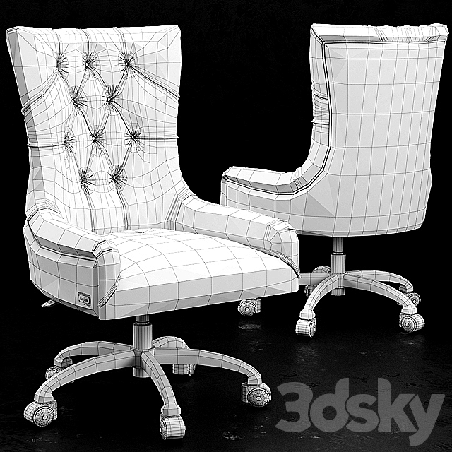 chair in office ITACA RUGIANO 3DSMax File - thumbnail 2