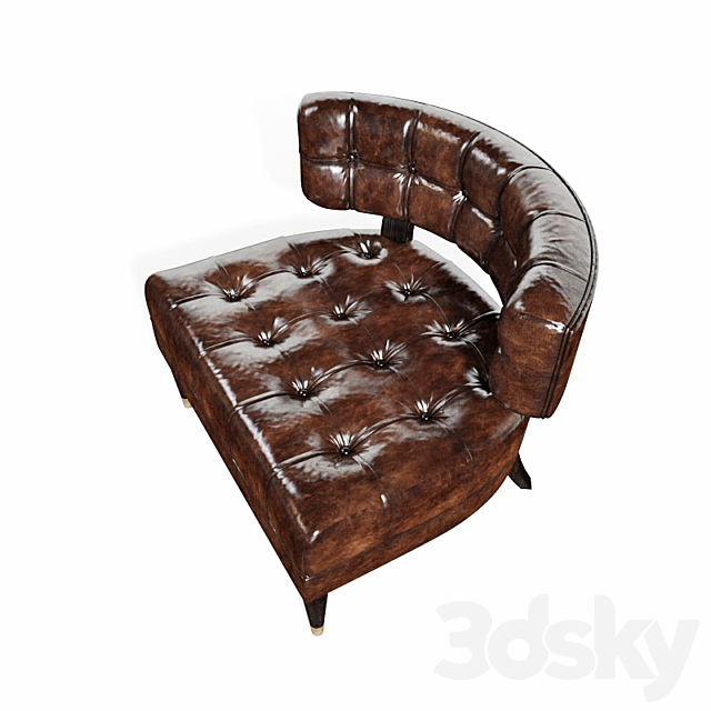 Chair Jean de Merry Tribeca 3ds Max - thumbnail 2