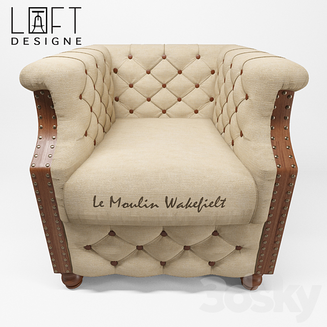 Chair Loft design model 094 3ds Max - thumbnail 2