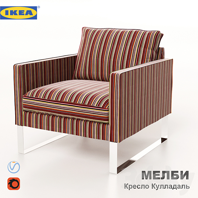 Chair Melba 3DSMax File - thumbnail 1