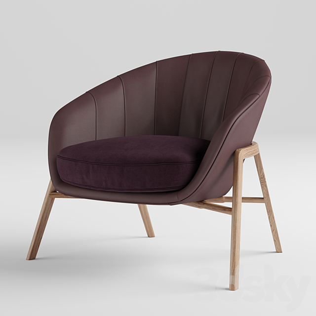 Chair Natuzzi Cassia 3DSMax File - thumbnail 2