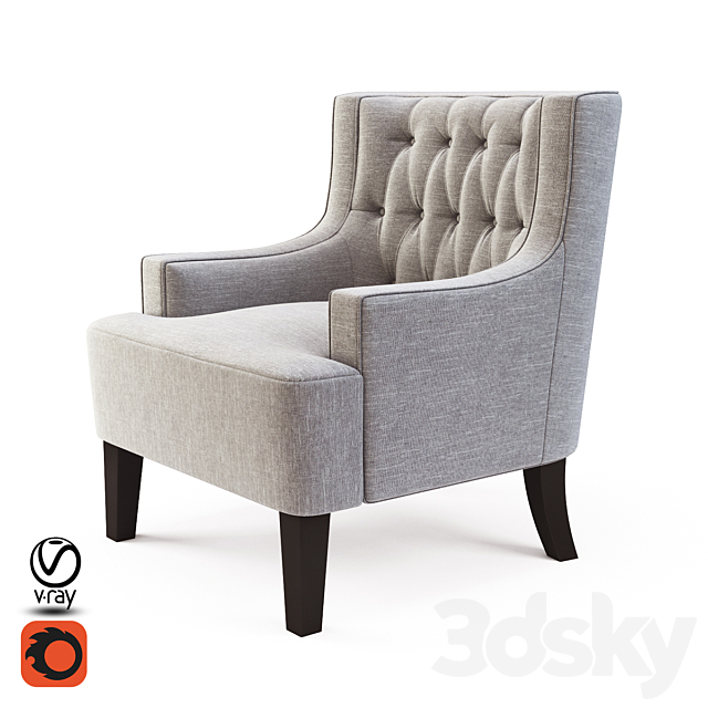 Chair of dantone Richmond 3DSMax File - thumbnail 1