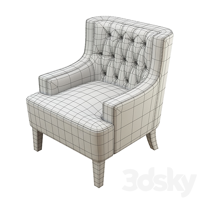 Chair of dantone Richmond 3DSMax File - thumbnail 3