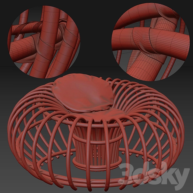 chair outdoor-TILDA 3DSMax File - thumbnail 2