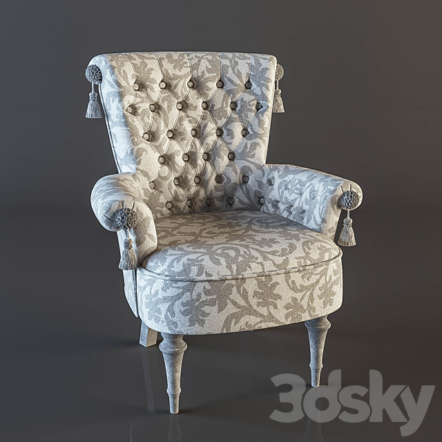 Chair Regina GIUSTI PORTOS 3DS Max Model - thumbnail 2