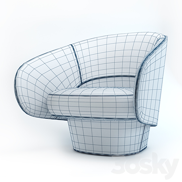 chair ROC. COR Germany Factory 3DSMax File - thumbnail 3