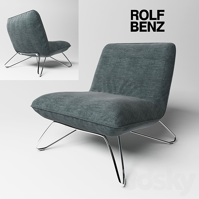 Chair Rolf Benz 394 3DSMax File - thumbnail 1