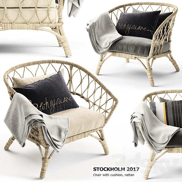 Chair STOCKHOLM 2017 Ikea _ Ikea 3DSMax File - thumbnail 1