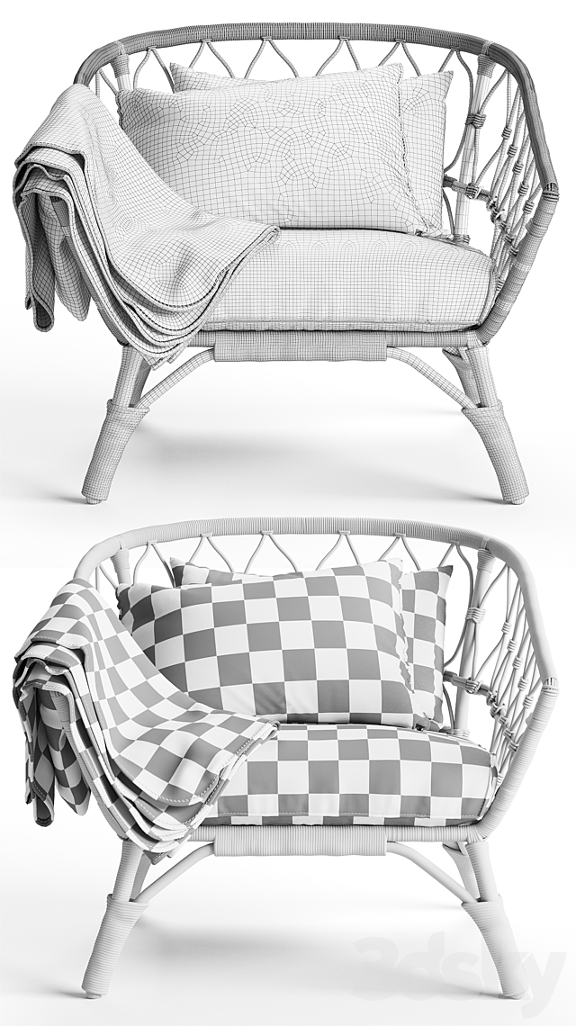 Chair STOCKHOLM 2017 Ikea _ Ikea 3DSMax File - thumbnail 3