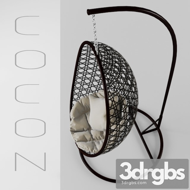 Chair Swing Hanging Cocoon 3dsmax Download - thumbnail 1