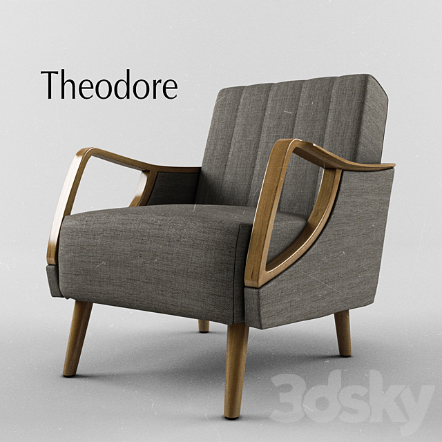 chair Theodore 3DSMax File - thumbnail 1