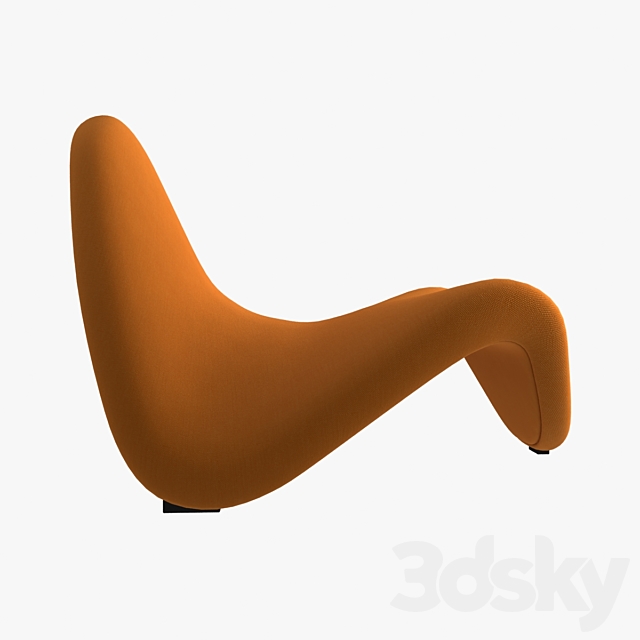 Chair Tongue 3DS Max Model - thumbnail 2