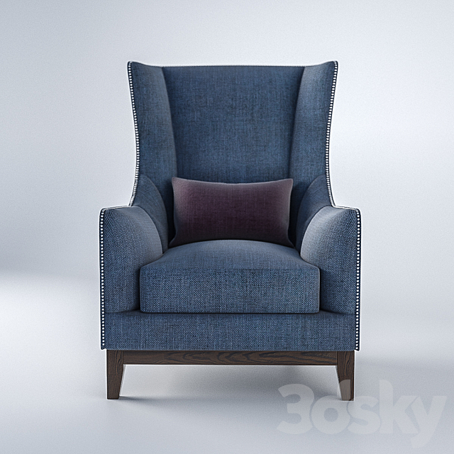 chair Viscount Costa bella 3DSMax File - thumbnail 2