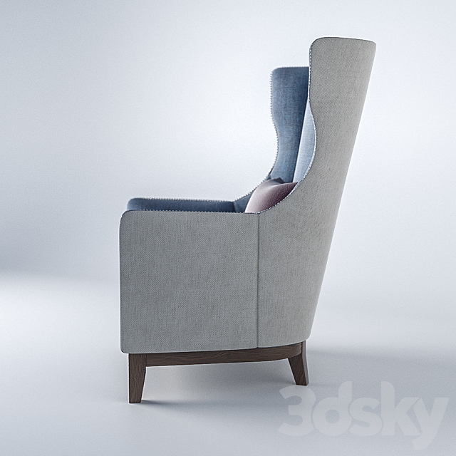 chair Viscount Costa bella 3DSMax File - thumbnail 3