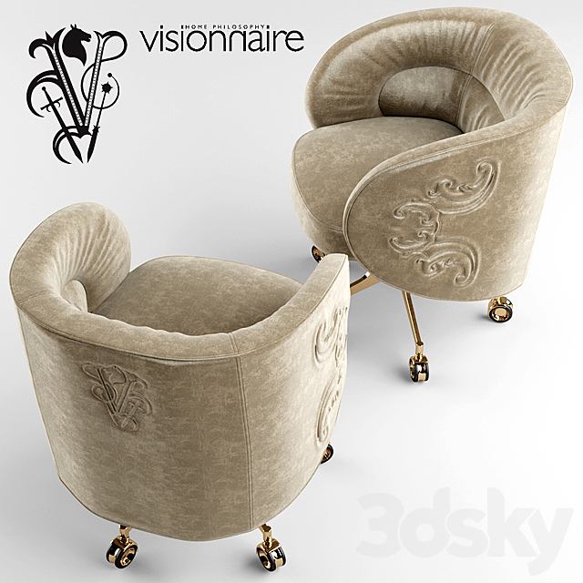 chair visionnaire mackenzie 3DSMax File - thumbnail 2