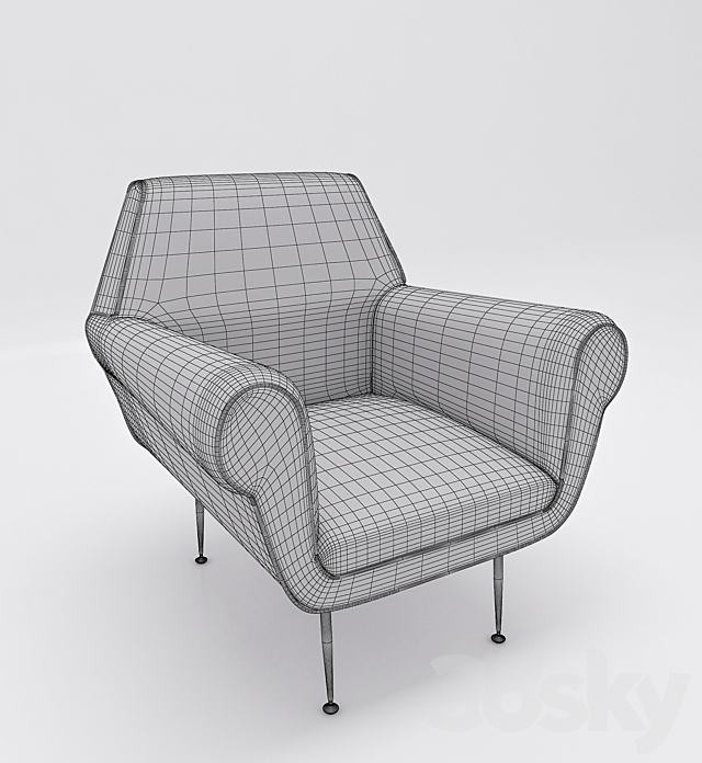 Chair wilhelm 3DSMax File - thumbnail 3