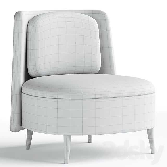 CHAIR WRAP KONYSHEV 3DS Max Model - thumbnail 5