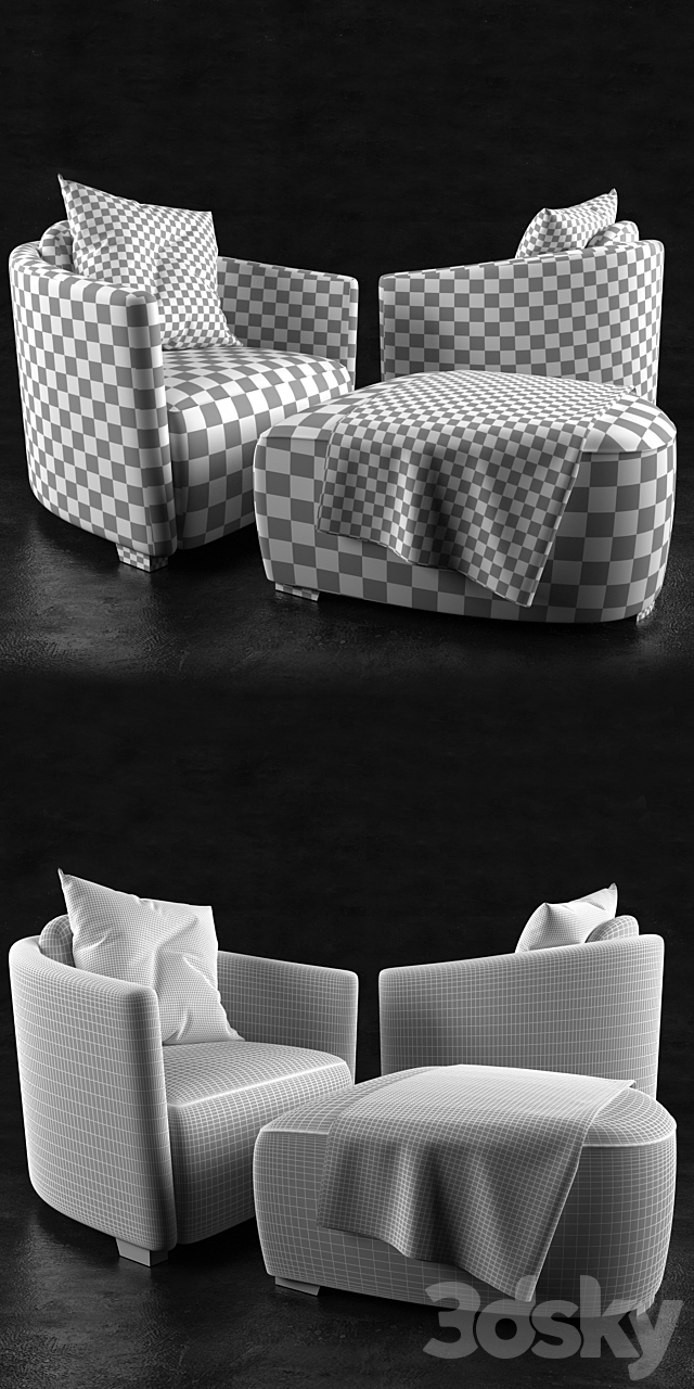 Chair_2 3DSMax File - thumbnail 2