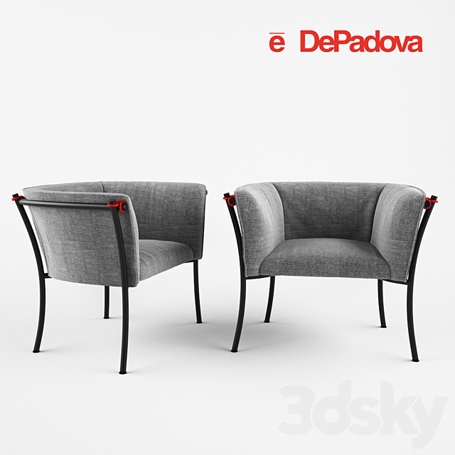 Chairs De Padova Smerlada 3DS Max Model - thumbnail 2