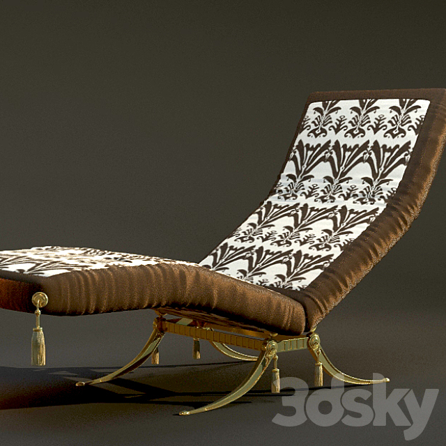 Chaise Longue 3ds Max - thumbnail 1