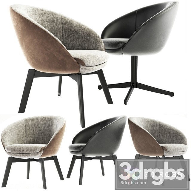 Charla Kertell Armchair 3dsmax Download - thumbnail 1