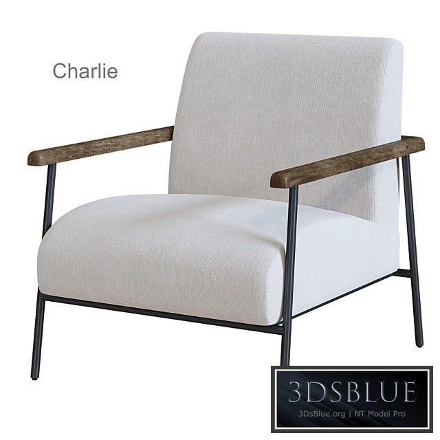 Charlie Tikamoon Armchair 3DS Max - thumbnail 3