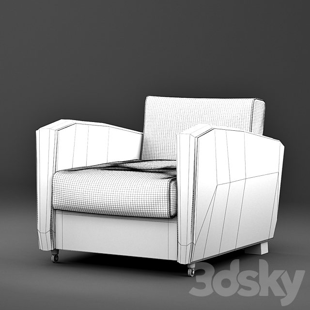 CHARMINE LONGE ARMCHAIRS | Armchair 3DS Max Model - thumbnail 3