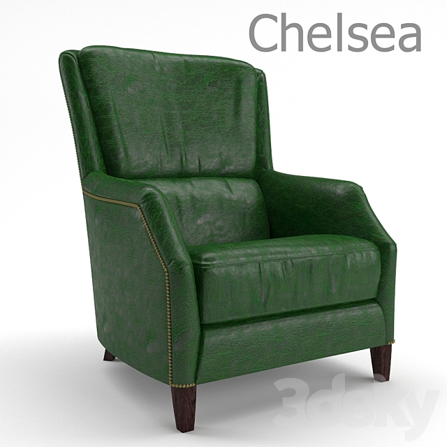 Chelsea armchair 3DSMax File - thumbnail 1