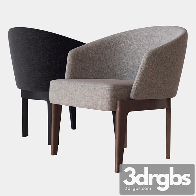 Chelsea armchair molteni 2 3dsmax Download - thumbnail 1