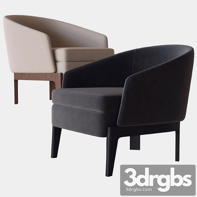 Chelsea Armchair Molteni 4 3dsmax Download - thumbnail 1