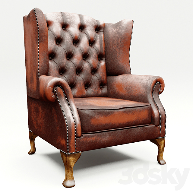 chesterfield Queen Anne 3DSMax File - thumbnail 1