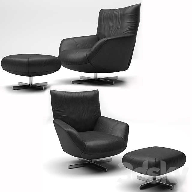 Chiara Edra armchair 3DSMax File - thumbnail 1